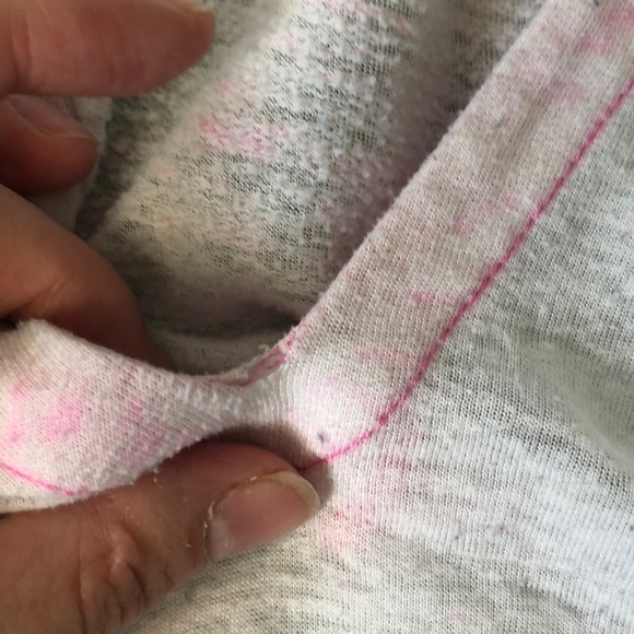 Roxy sheer pink hoodie - Picture 6 of 6